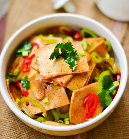 辣炒千页豆腐
