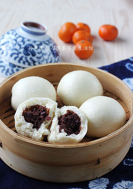 豆沙包的做法_豆沙包的家常做法_正宗豆沙包怎么做-美