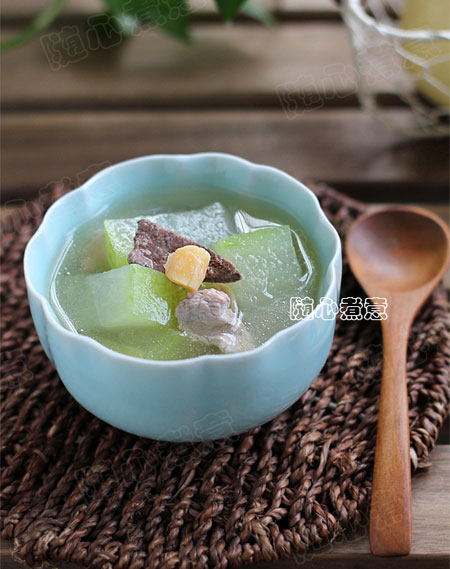 瑶柱冬瓜瘦肉汤的做法_瑶柱冬瓜瘦肉汤的家常