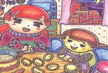 我帮妈妈包饺子