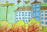 儿童画画 蜡笔画 人类的博物馆儿童画画简介